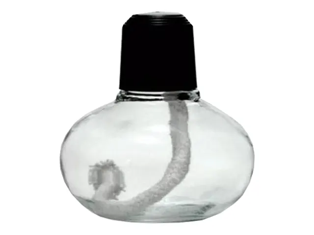 Lamparina de Vidro Completa com Tampa e Pavio 60ml