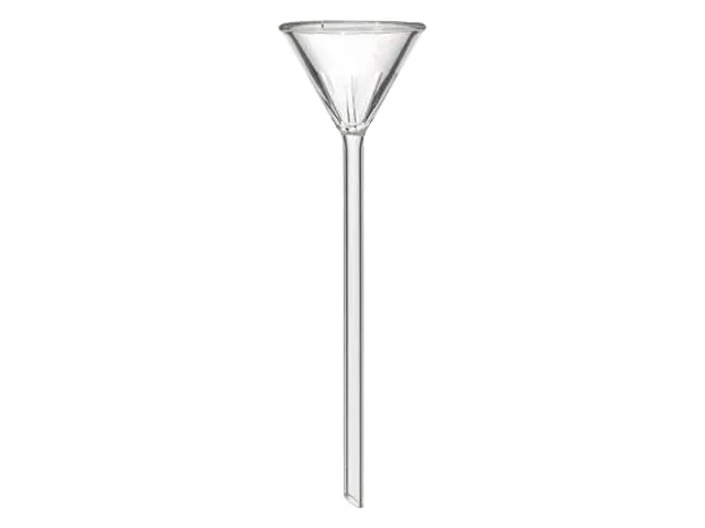Funil Analítico Haste Longa Borossilicato 125ml