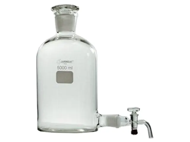 Frasco Mariotte com Torneira de Vidro 5L