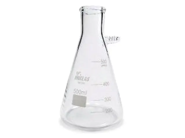 Frasco Kitazato com Saída Superior de Vidro 250ml