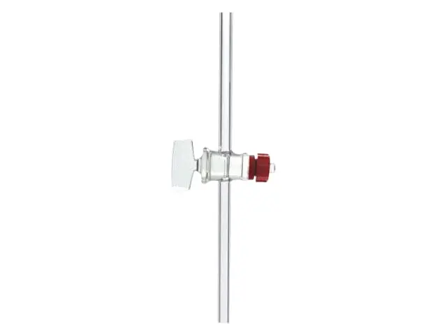 Torneira de Vidro Reta em Boro Silicato 8mm