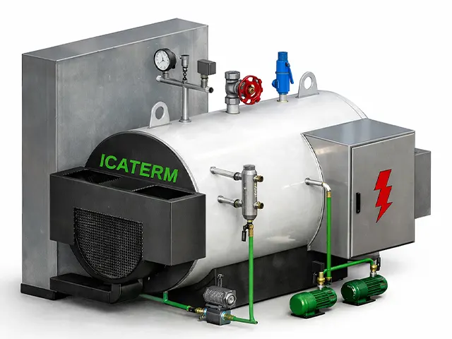 Caldeira de Vapor Elétrica Horizontal ICA-EH 645.000 Kcal/h