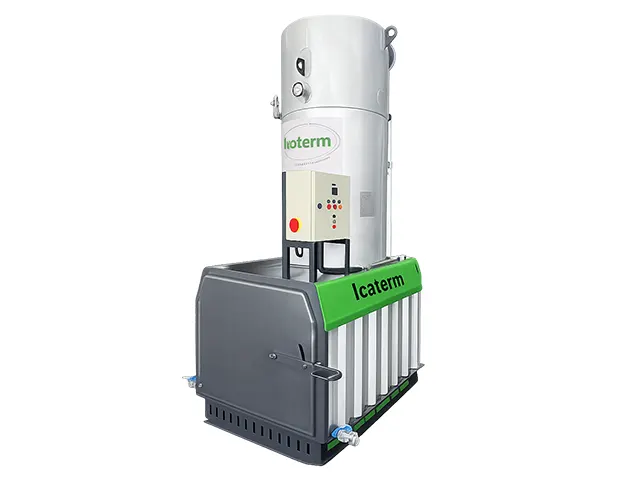 Caldeira de Vapor a Lenha Vertical ICA-LV 255.200 Kcal/h