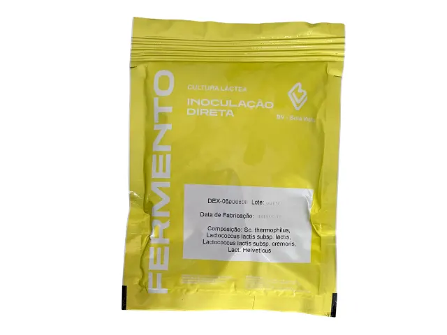 Fermento BV DEX06 Para Queijo Prato, Reino, Mussarela, Minas Padrão, Saint Paulin, Gouda e Gruyère