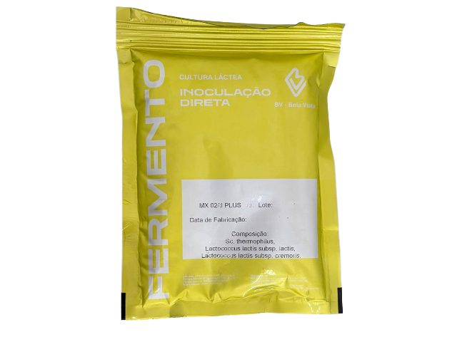 Fermento BV MX02 Plus Para queijo Prato, Mussarela, Minas Padrão, Cottage, Requeijão e Coalhada
