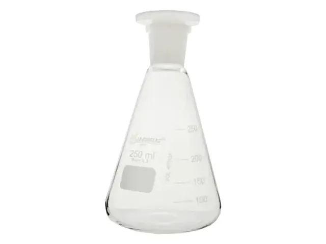 Frasco Erlenmeyer com Rolha de Polipropileno 500 ml Laborglas